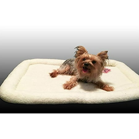 Durable Cozy Soft Pet Dog Bed Mat Cushion Dog/Cat Bed Available in many Size's (XSmall: 24in x 16in x (Best Durable Dog Blanket)