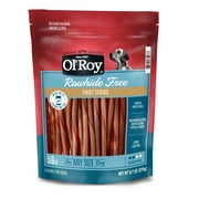Ol' Roy Rawhide Free Peanut Butter Twist Sticks for Dogs, 50 Count