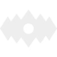 thumbnail image 4 of 16"W x 10 5/8"H x 3"ID x 5"C x 1"P Zoe Architectural Grade PVC Contemporary Ceiling Medallion, 4 of 11