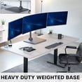 thumbnail image 2 of VIVO Telescoping Triple Computer Monitor Desk Mount, Heavy Duty Stand, 2 of 8