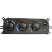 HVAC Control Module with Manual Air Conditioning Controls - Rear Window Defogger - Heated Mirrors - Compatible with 2002 - 2005 Dodge Ram 1500 2003 2004