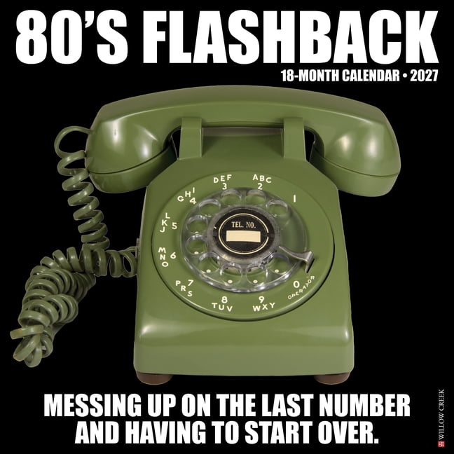 80's Flashback 2027 12 X 12 Wall Calendar, (Paperback)