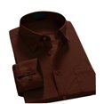 thumbnail image 2 of Men Dress Shirt Regular Fit Oxford Solid Color, 2 of 2