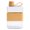 Khaki, variant on Flat Water Bottle with Handle 500 ml Flat Water Bottle BPA-Free Leak-Proof Slim Water Bottle for Travel Outdoor Fitness Sports Cycling Work School,Black