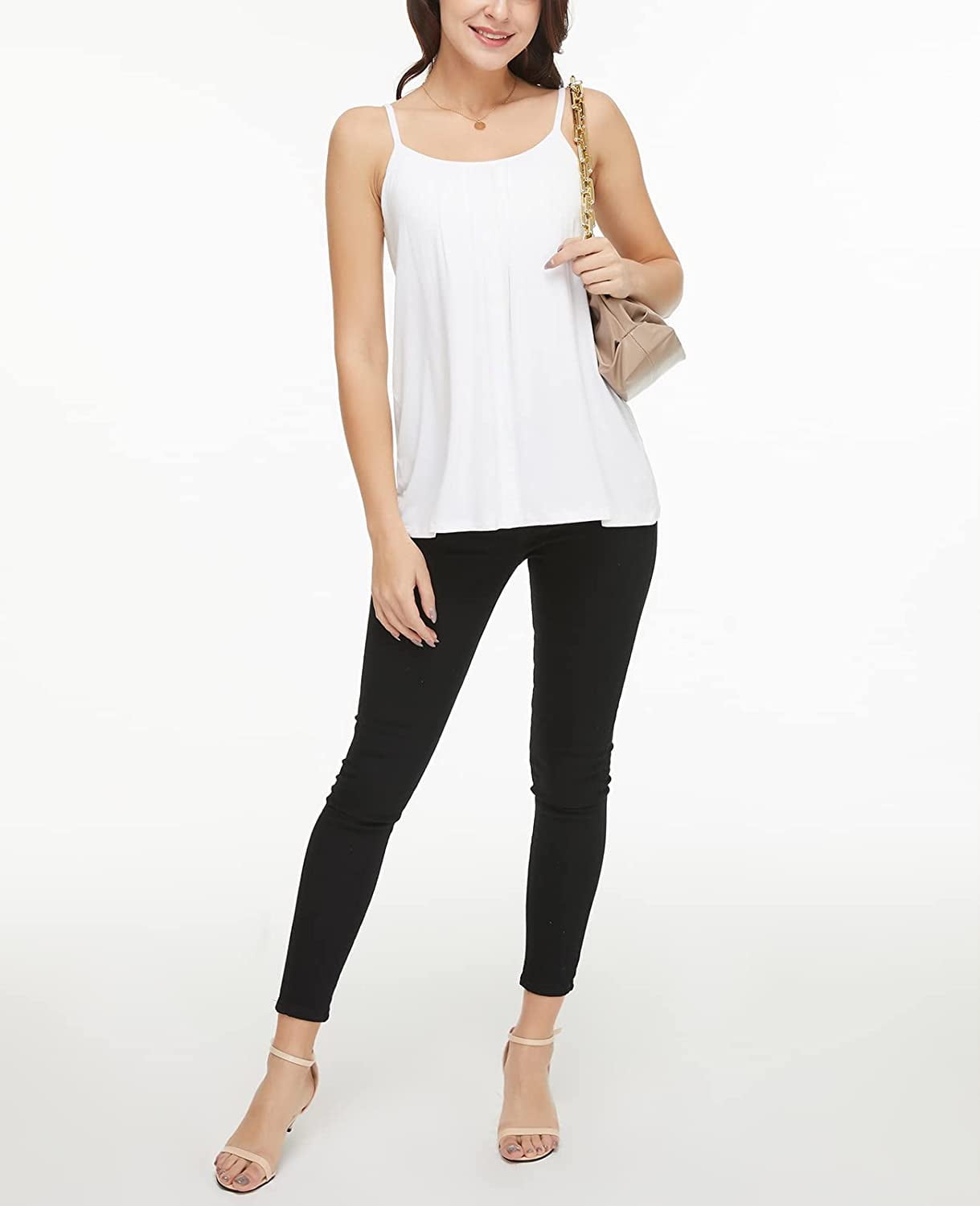 新品タグ付き　WILLFULLY camisole open tank OP VIKIDEER 3 Pack Camisole for Women Plus Size Basic