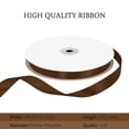 thumbnail image 4 of THEGLY 5/8 inchx 100 Yard Brown Satin Ribbon Perfect for Gift Wrapping,Weddings,Christmas,Easter,Floral Arrangements,Hair Styling,Invitation Decor & More, 4 of 8