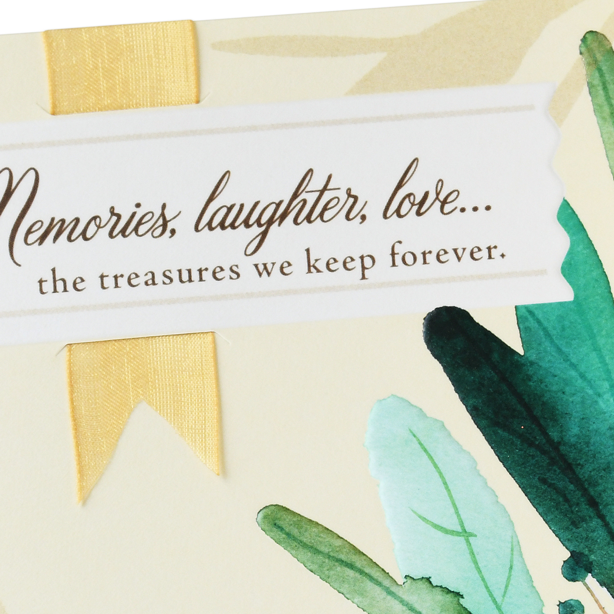 Hallmark Sympathy Card (Memories, Laughter, Love)