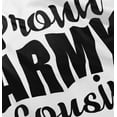 thumbnail image 5 of Proud Army Cousin Military Family Toddler Boy Girl T Shirt Infant Toddler Brisco Brands 6M, 5 of 6