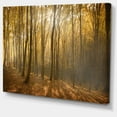 thumbnail image 2 of Forêt d'Automne Épaisse avec Brouillard - Impression sur Toile, 2 of 4