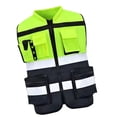 thumbnail image 4 of Ropa reflectante para motocicleta, chaleco de seguridad para el tráfico, chaleco reflectante de seguridad amarillo de alta visibilidad, chaqueta de ciclismo para motociclista, 4 of 5