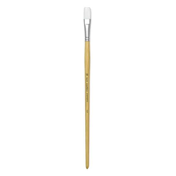 Blick Academic White Synthetic Brush - Flat, Size 16