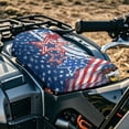 thumbnail image 3 of Uorisanigo ATV Seat Covers Waterproof Star American Flag Four Wheeler Seat Cover Comfort, Universal Fit for Most ATV for Sportsman,Rancher,Foreman,Scrambler Soft Anti-Slip Breathable, 3 of 7