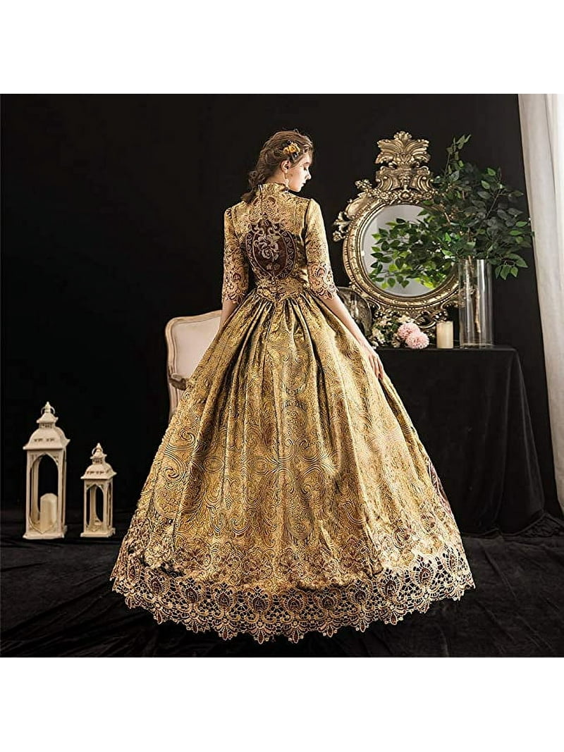 KEMAO Rococo Baroque Marie Antoinette Dresses 18th Century Renaissance  Historical Period Dress Gown For Women - Walmart.com