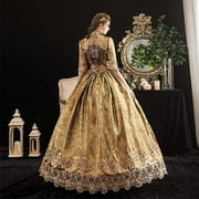 KEMAO Rococo Baroque Marie Antoinette Dresses 18th Century Renaissance Historical Period Dress Gown For Women
