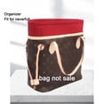 thumbnail image 5 of Organizador de bolsas de inserción para Neverfull PM MM GM, 7 bolsillos con cremallera, bolsillos con almohadilla para cubrir el interior del bolso, forro para maquillaje, 5 of 5