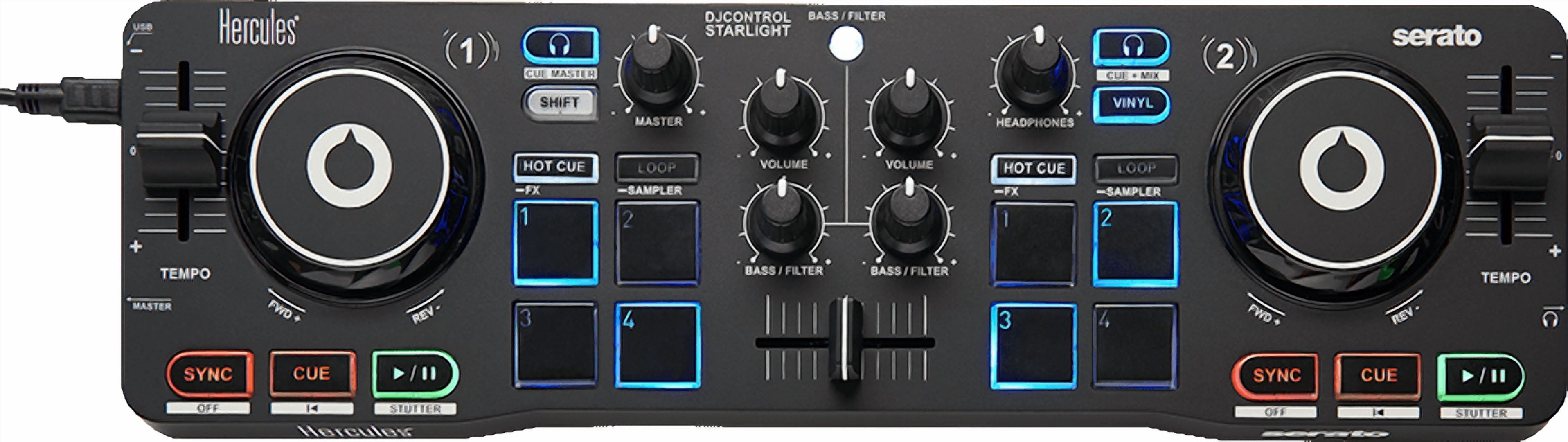 Hercules DJControl Starlight – Pocket USB DJ Controller