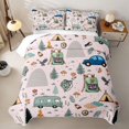 thumbnail image 2 of Erosebridal Camping Accessories Twin Quilt Set for Boys Girls,Adventure Theme Twin Coverlet Set Teens, 2 of 7