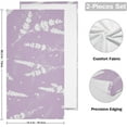 thumbnail image 2 of GZHJMY Lavender Soft Hand Towels, 2 Pcs Absorbent Bath Towel Decorative Fingertip Towels for Bathroom Gym Spa Hotel Beach Swimming Pool,14.4"x 28.3", 2 of 7