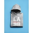 thumbnail image 3 of California Los Angeles 98 Banner Hoodie Men -Image by Shutterstock, Male Large, 3 of 4
