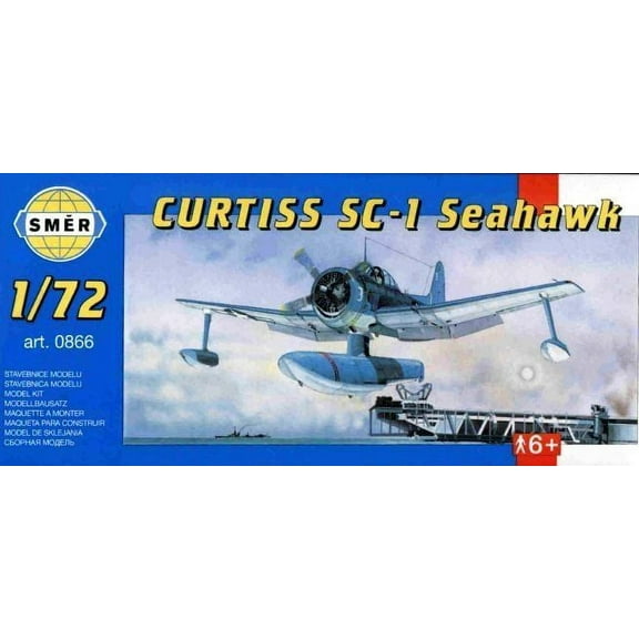Curtiss SC-1 Seahawk Floatplane (1/72 model kit)