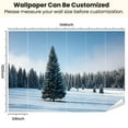 thumbnail image 3 of Peel and Stick Wallpaper Winter Tree Modern Art Wall Mural Decor Self Adhesive and Removable 100in x 144in, 3 of 8