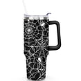 thumbnail image 2 of Spooky Night Tumbler 40oz - Full Moon Witch Artwork Insulated Reusable Mug with Straw, 2 of 9