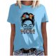 thumbnail image 1 of Elegante blusa de manga corta con cuello redondo y manga abullonada para mujer OAVQHLG3B Store  lin121212, 1 of 3