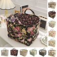 thumbnail image 5 of Floral Print Fabric Storage Basket - Versatile Home Organizer for Living Room, Bathroom & Bedroom, Ideal for Clothing & Household Items, 5 of 5