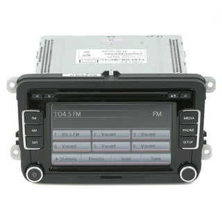 VW Passat car stereo, RCD 510 radio 6 CD changer, touchscreen SD card