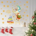 thumbnail image 5 of Aufmer 5 Pcs Glow in the Dark Christmas Wall Stickers, Luminous Santa Claus Tree Decals, Festive Holiday Decor for Home(Multicolor), 5 of 6