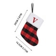 thumbnail image 4 of Xuniizn Personalized Christmas Stockings with Initials - Custom Embroidered Stocking Set, Luxury Velvet Xmas Stockings for Family, Holiday Christmas Decorations, New Model V, 4 of 7