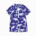 thumbnail image 1 of COMVALUE Baby Boy Swimsuit Toddler Bathing Suits Zipper Summer Beach Swimwear (Navy, 12-18 Months), 1 of 4