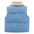 thumbnail image 3 of Posijego Kids Toddler Puffer Vest Fleece Lined Sleeveless Jacket Padded Waistcoat Outerwear for Boys Girls, 3 of 3