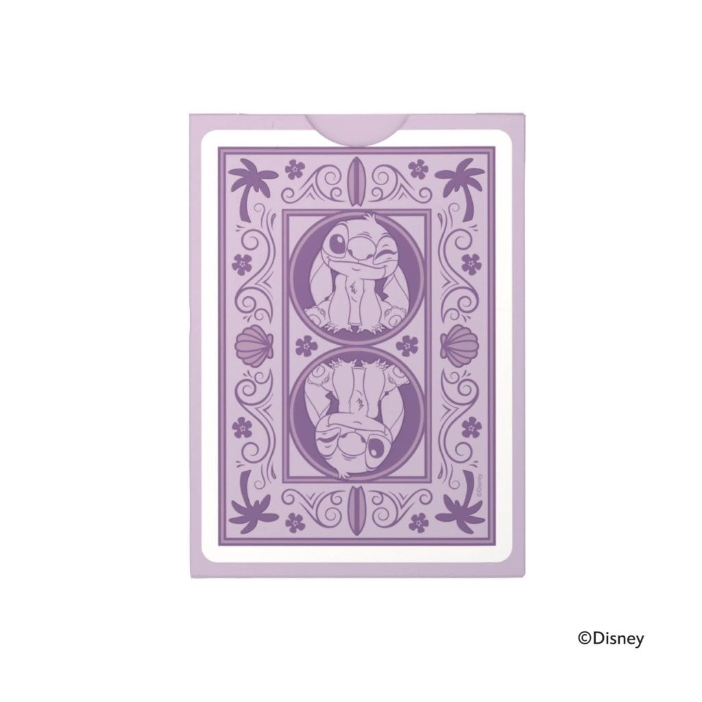 Disney Stitch Inspired Playing Cards, Purple