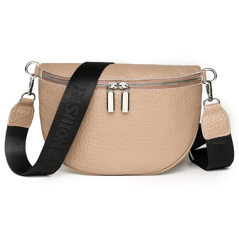 Woman's Genuine Leather Bum Bag Sling Bag Crossbody Bag 