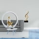 thumbnail image 2 of Estatua de niña,Estatuas de mujeres y niñas,figuritas decorativas elegantes,Escultura de arte abstracto,regalo creativo y moderno para el hogar.,Figura de escritorio,Escultura de nota musical, 2 of 8