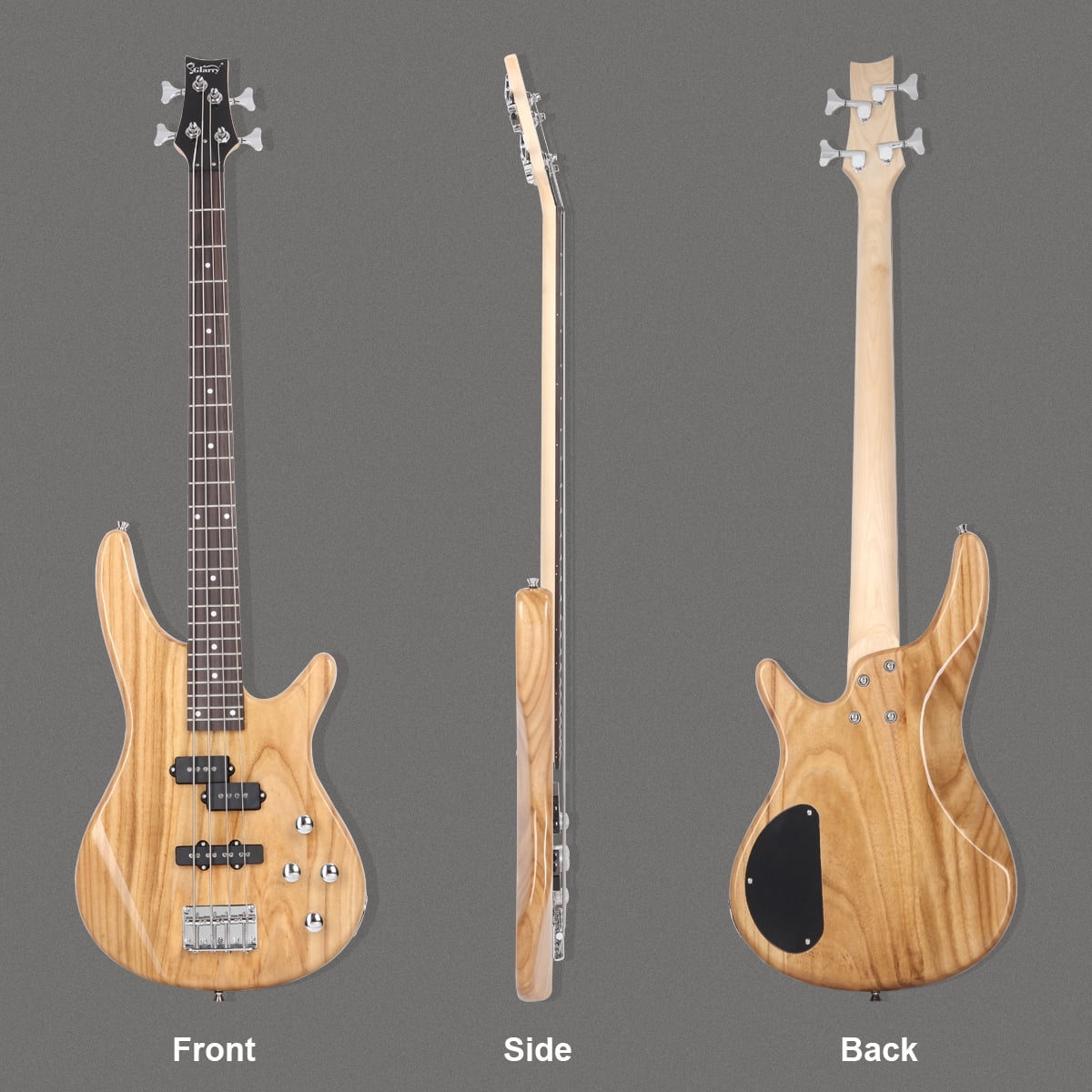 Bass Guitar Full Size 4 String Burlywood