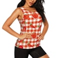 thumbnail image 2 of Fotbe Tomatoes And Chili Blusas Sin Mangas para Mujer – Estilo Casual, Corte Suelto, Slim-Fit, Cuello Redondo Deportivo, Tops de Verano para Gimnasio y Yoga-XX-Large, 2 of 7