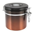 thumbnail image 4 of Airtight Coffee Canister 304 Stainless Steel Kitchen Food Storage Container With Scoop For Grounds Coffee Beans Tea Cereal 1.2L, 4 of 6