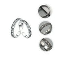thumbnail image 3 of BESTYASH 2 Pieces Romantic Copper for Couples, High Polished Finger Jewelry Set, 3 of 8