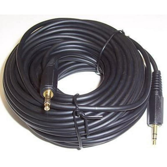 PRO SIGNAL - 3.5mm Stereo Jack Plug to Plug Lead, 15m Black