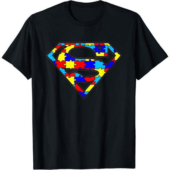 Funny Autism Awareness Superhero Shirt BLACK Unisex S-5XL Hot Trending Shirt