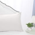 thumbnail image 6 of Unique Bargains 300TC Solid Egyptian Cotton Pillowcases Silver Gray Body 20" x 60", 6 of 8