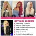 thumbnail image 6 of 40 inch 613 Deep Wave Wig Human Hair 13x6 Blonde Lace Front Wigs Human Hair Pre Plucked with Baby Hair 180% Density 613 HD Lace Frontal Wig for Women, 6 of 8
