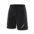 thumbnail image 1 of Pantalones cortos deportivos Pantalones cortos casuales de verano para hombre Pantalones deportivos de fitness Pantalones para correr de secado rápido para hombre, 1 of 6