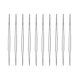 thumbnail image 1 of Pinzas para alimentos de acero inoxidable, juego de 10 piezas Pinzas rectas de acero inoxidable Pinzas rectas de acero inoxidable Características de vanguardia, 1 of 8