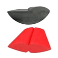 thumbnail image 1 of Tablas de equilibrio profesionales de 2 piezas para ejercicios de pilates y yoga. Negro y rojo, 1 of 9