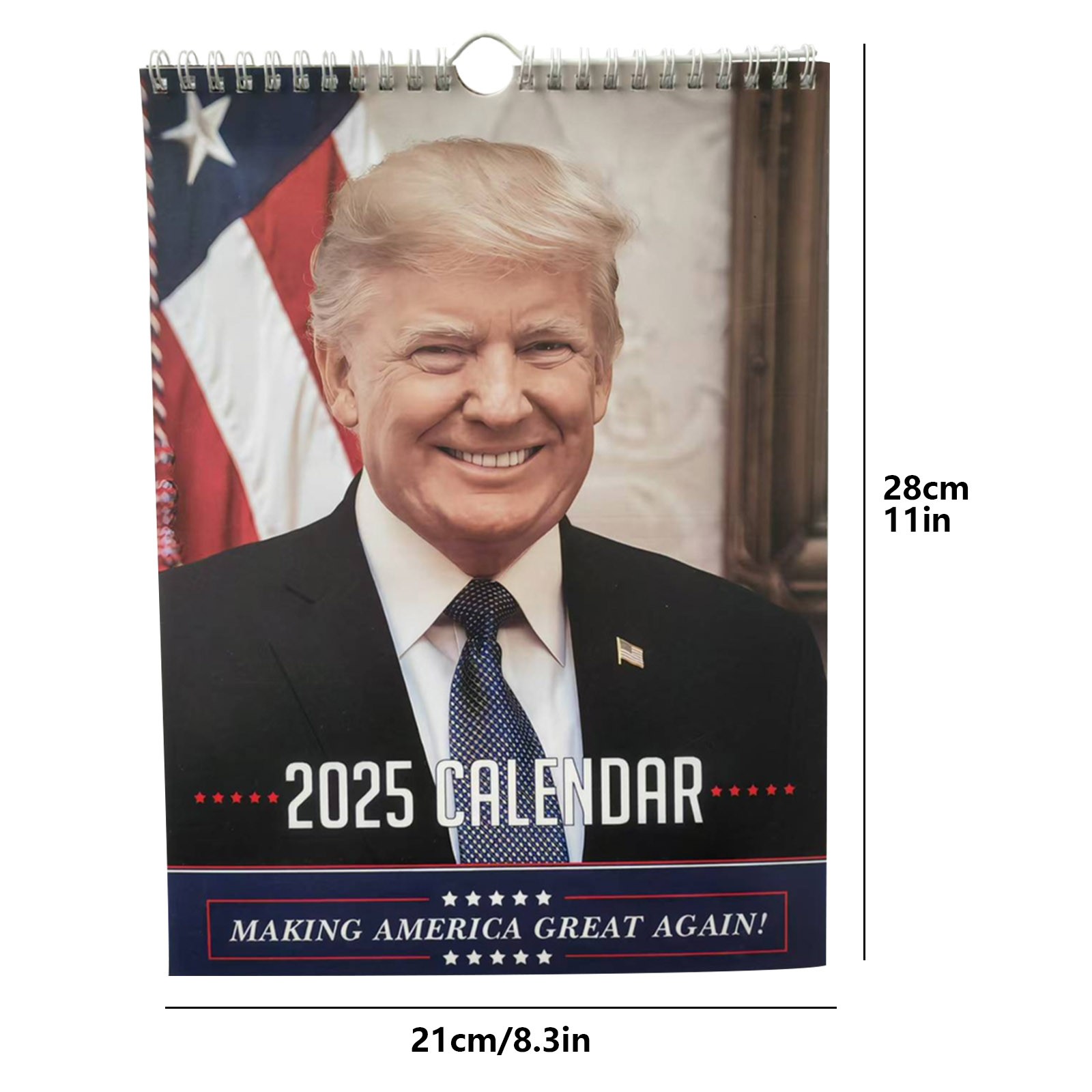 Trumpinator Wall Calendar 2025 A Fun And Unique Border Calendar That