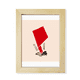 thumbnail image 1 of China Red Education pluma Escritorio de madera Arte Pintura 7x9 pies Marco de foto, 1 of 4