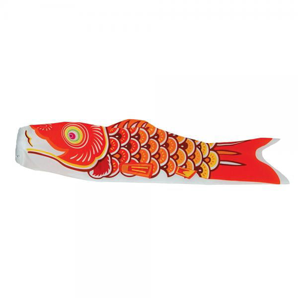24-Inches In the Breeze 5048 Spectrum Koi Fishsock Colorful Rainbow Koi Fish Windsock 